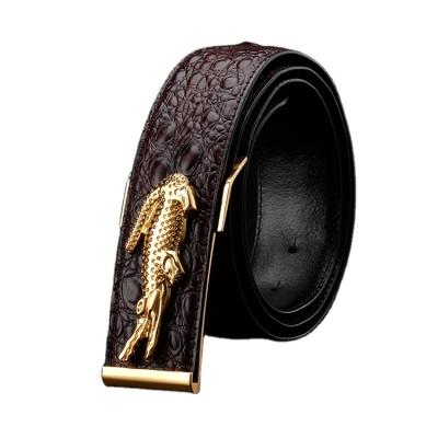 China Comfortable leather men belt 2020 factory direct casual fashion hot sale wide waist men leather belt italian cowhide leather belt for sale