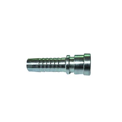 China Female Hydraulic System Ring Thread Forged Barbed High Pressure Hose Fittings Joint Threaded Nipple Fittings for sale