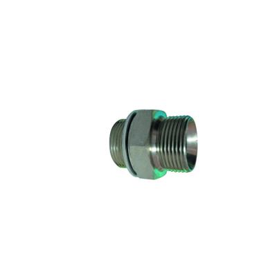 China High Quality Male 74 Hydraulic System Cone BSPT Hose Connector Hose Adapter Male Carbon Steel Hydraulic Hose Fitting 1B JIC for sale