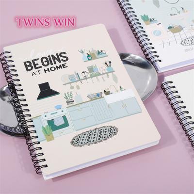 China Agenda Colorful Cartoon 2022 Planner Spiral Notebook 2702 Printed Cute Notebook 2702 for sale