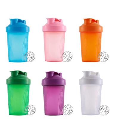 China Viable High Quality Custom Colored Sports Free Gym Shaker Bottle For Protein With Plastic Shaker Bottle With Plastic Mixing Ball for sale