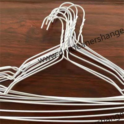 China Customized Plastic Coated Wire Hanger Durable Strength White Blue Yellow Or Customized 650 Cartons / 20ft Container for sale