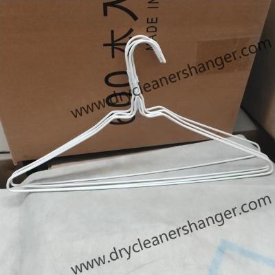 China Suitable For All Types Of Clothing Plastic Encased Metal Hanger for Laundry for sale