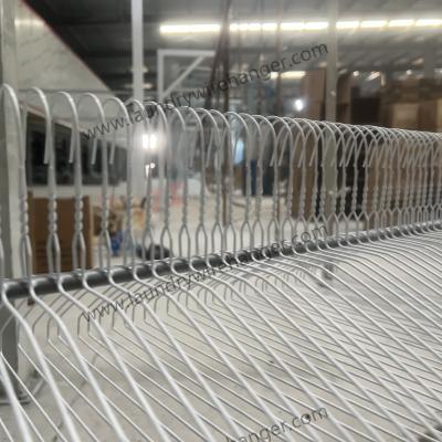 China White Dry Cleaner Wire Hanger High Durability for sale