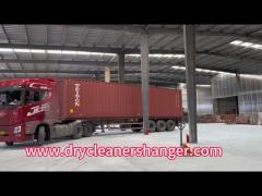 wire hanger container loading