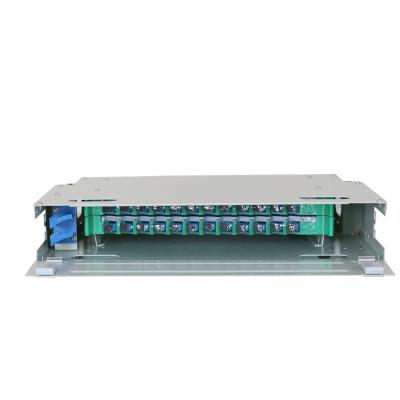 China FTTX Hot Selling Fiber Optic Equipment 24F Fiber Optic Patch Panel High Quality Fiber Optic Distribution Frame New for sale