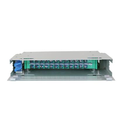 China New High Quality FTTX FTTX 24F Patch Panel Fiber Optic Patch Panel Fiber Optic Rack for sale