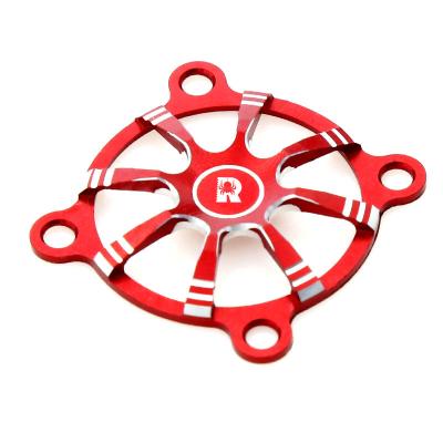 China RS Red Spider production model car fan cover device fan guard universal durable aluminum cover R44 for sale