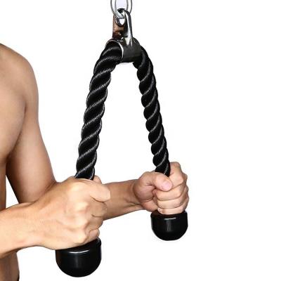 China Durable Tricep Rope For Muscle Strengthen Advancement Fitness Tricep Rope Movie for sale