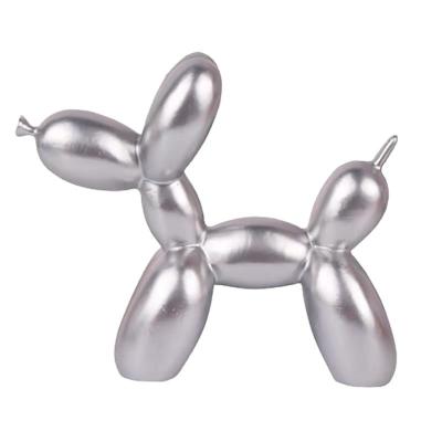 China Creative Nordic Europe Resin Balloon Dog Ornament Crafts Carve Home Cake Topper Gifts Decoration Party Dessert for sale