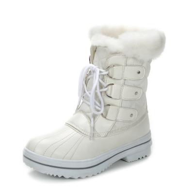 China 2020 new waterproof women's plush snow boots are comfortable, warm and non-slip for sale