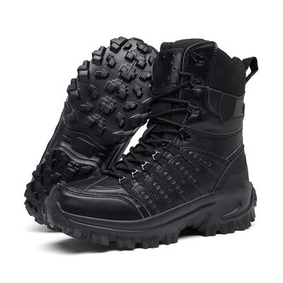 China New Five High Quality Lightweight Breathable Black Desert Combat Breathable Military Boots for sale