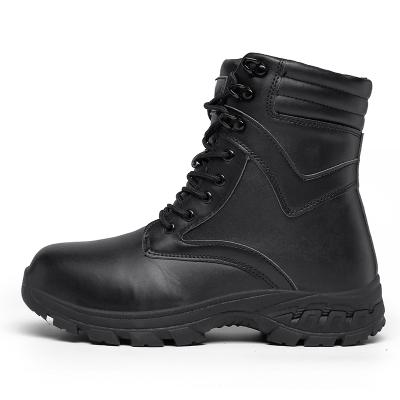 China Wholesale Cheap Black Kenyan Tactical Army Military Boots Leather Waterproof for sale