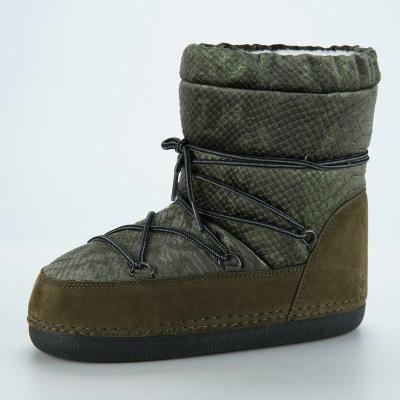 China Wholesale Thermal High Density Fabric Winter Thick Warm Coating Women Moon Boots for sale