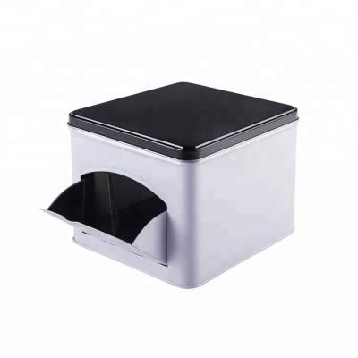 China Recycled Materials Adjust Shape Candy And Cookie Dispenser Tin Box Coffee Capsule Dispenser for sale