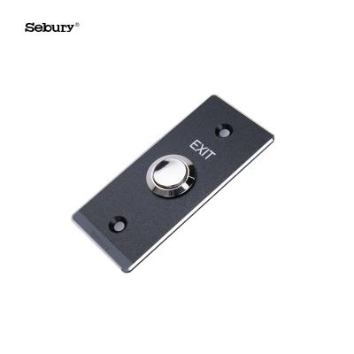 China Automatic Touch Exit Button Sebury Design Touch Switch Access Control Emergency Aluminum Alloy Door Exit Button New for sale