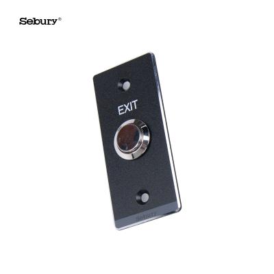 China Exit Button Sebury Metal Mini Access Control Exit Push Button for sale