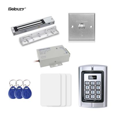 China Types Access Control System Sebury LZ Bracket For 280kg 600lbs Single Door Magnetic Lock for sale