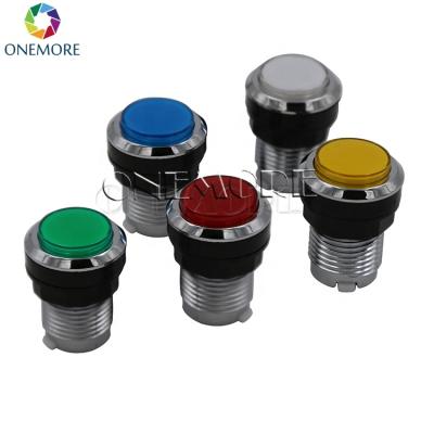 China Arcade Push Switches button, LED push button, 30mm button with a silver mat OM--BT02 for sale