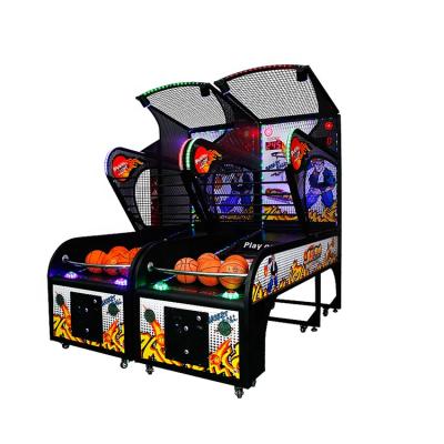 China Metal+acrylic Version Coin Operated Deluxe Basketball Machine For Game Centers for sale