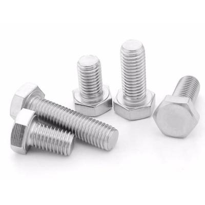 China HEX M6M8M12 DIN933 Aluminum Hex Socket Alloy Bolts for sale