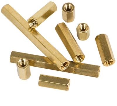 China General Manufacturer China Industry Brass Fastener Copper Cylinder Brass Nuts for sale