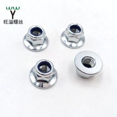 China Heavy Industry Hardware Fasteners DIN 6926 Galvanized Nylon Lock Flange Nuts , Galvanized Stainless Steel Hex Flange Nuts for sale