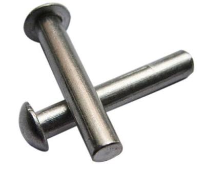 China High Quality Solid 304 Stainless Steel Metal Rivets Round Head And Round Head Rivets Non Standard Custom for sale