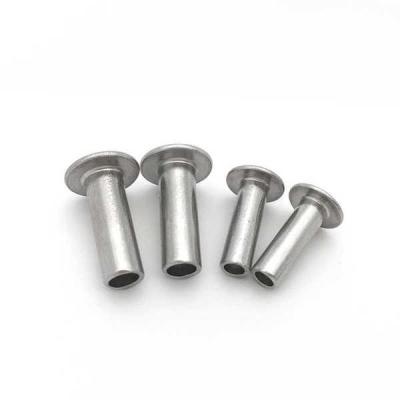 China Stainless Steel Tubular Flat Head Stainless Steel Rivets for sale