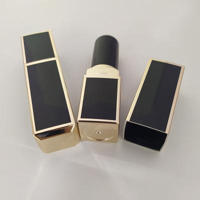 China Cosmetic Custom Black Square Empty Lipstick Tube Lipstick Tube Tube With Private Label for sale