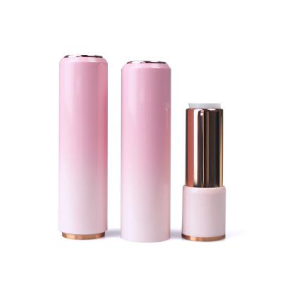 China High quality round tube cosmetic empty tube 12.1mm pink cosmetic lipstick for sale