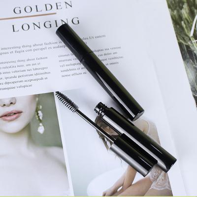 China Cosmetic Packaging Black 12ML Slim Round Tube Empty Mascara Tube Cosmetic Mascara Container for sale