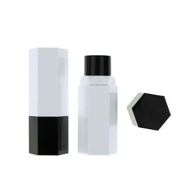 China Cosmetic Customized Hexagonal Solid Tube Packaging High Gloss Base Deodorant Stick Balm Concealer Base Tube Container for sale