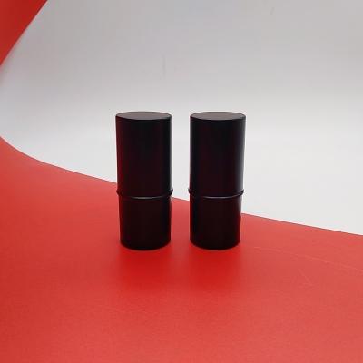 China Wholesale high quality custom black round tube lipstick tube 15g small surface cream stick empty tube concealer container for sale