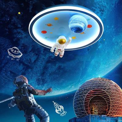 China Modern Outdoor Mounted Dimmable LED Ceiling Lamp Astronaut Ceiling Light Kids Room Creative Spaceman-Design Hanging Light for Kids Room for sale