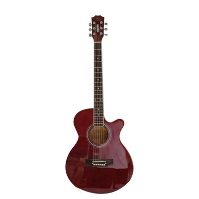 China 41 Inch Acoustic Guitar Hot Selling 6 Strings Instrument Full Size Acoustic Guitar for sale