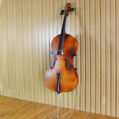 China Linden Plywood Wholesale 2/4 beginner matte antique 4/4 normal cello for sale