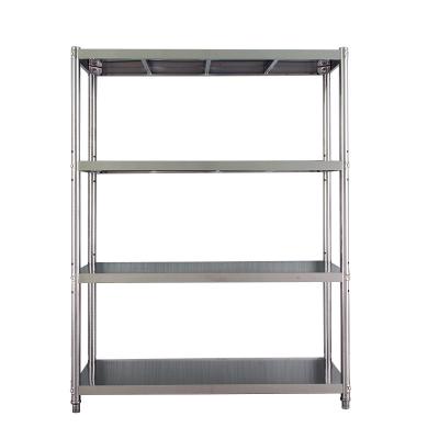 China Durable And Corrosion Resistant Support OEM Customization Durable High Quality Stainless Steel Shelves For Hotel for sale