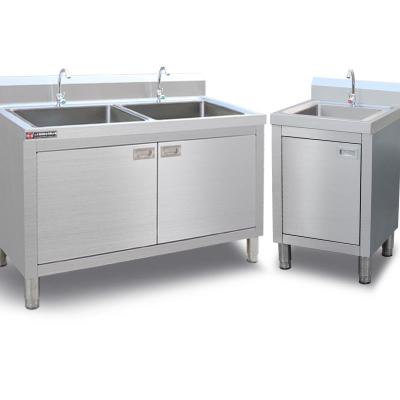 China Durable and anti-corrosion manufacturers supply stainless steel work table wash pool workbench for restaurant for sale