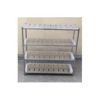 China Well Made Commercial Book Shelves Durable And Corrosion Resistant Stainless Steel Storage Shelves Metal for sale