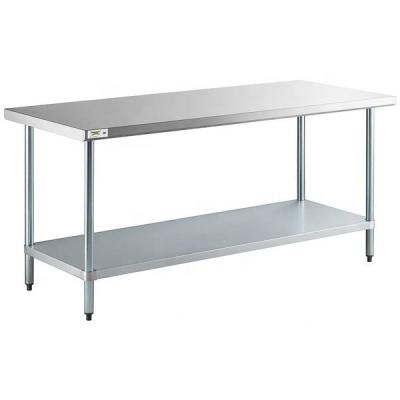 China Durable And Anti-corrosion Factory Directly Sell Steel Work Table Kitchen Prep Table Stainless Steel Table for sale