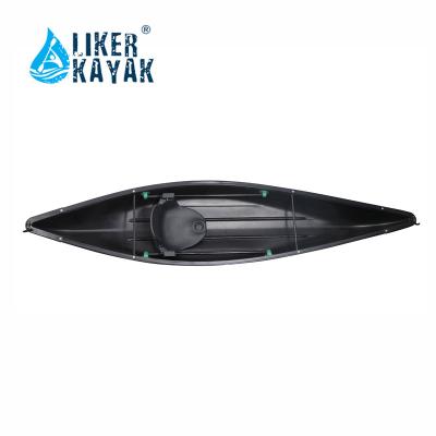 China HDPE For Canoe Liker Kayak New Single Seat Design Fishing Canoe for sale