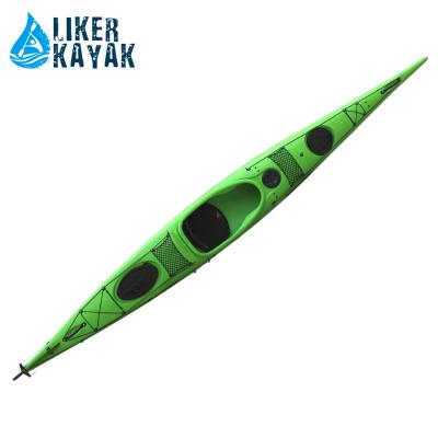 China Professional Offer Tourism Sit In Plastic Sea Kayak Single Kayak Made in China for sale