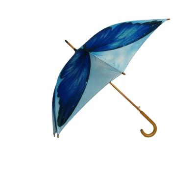 China Transfer Printing High Quality Automatic Car Umbrella Shade Sun Rain Umbrella From Factory Wholesale Price for sale