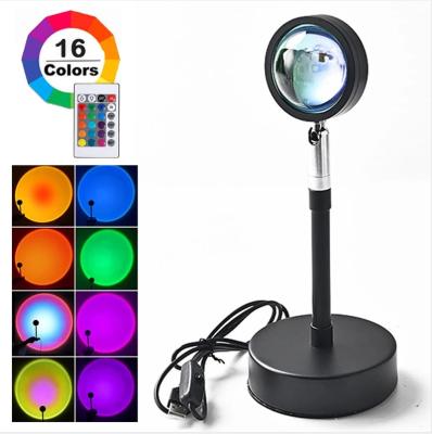 China NEW Gold Tripod Lamps Sun Tripod Projection Rainbow Lamp Gold Rainbow RGB Remote Control Sun Atmosphere Lamp Tripod Sun Atmosphere Led Light For Home Decoration bedroom store background wall for sale