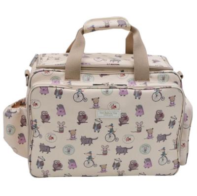 China Eco-Friendly Theme Diaper Bag Woodland Diaper Bag Vegan Wet Bag Diaper Bag With Changing Station for sale