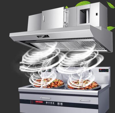 China Commercial Range Hood Kitchen High-Suction Low-Emission Stainless Steel Environmental Friendly Range Hood for sale