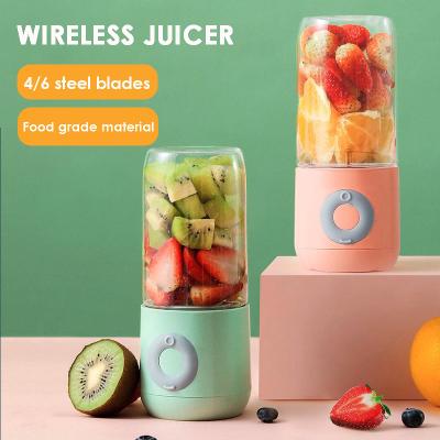 China USB Portable Blender Ejector Button Electric Blender Juicer Machine 500ml Mini Food Smoothie Processor Hand Held Personal Fruit Juicer Juicer for sale