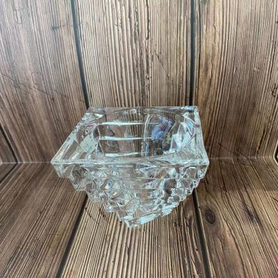 China 2021 luxury modern hot-saling the tower shape glass candle holder without cover for party atmosphere and home decoration for sale