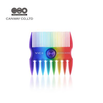 China Hot Selling Canway Rainbow Hair Color Maker Rainbow Hair Color Maker Rainbow Pet Gyro Straightener Barber Wide Sample Lice Free Comb Best Good for sale